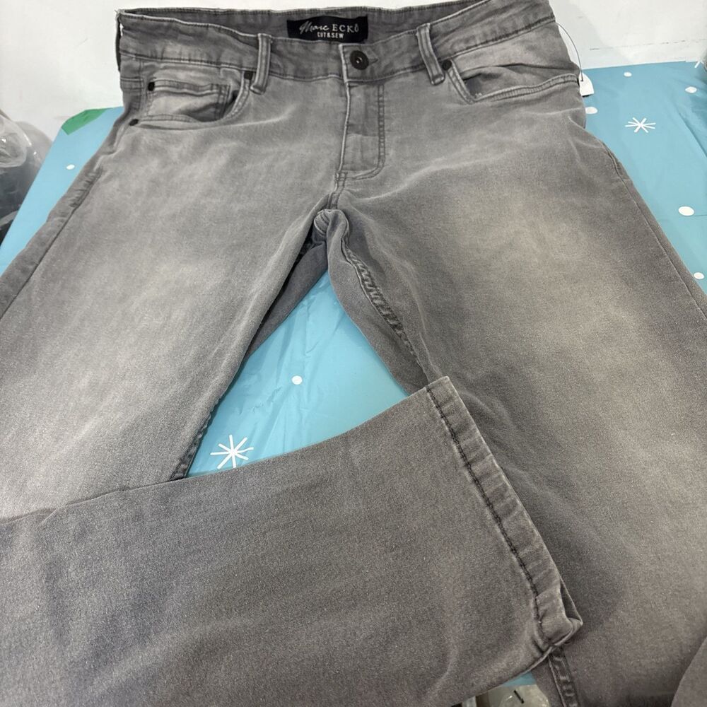 Marc Ecko Cut Sew Jeans Men’s Size 34x30 Gray/Very Light black